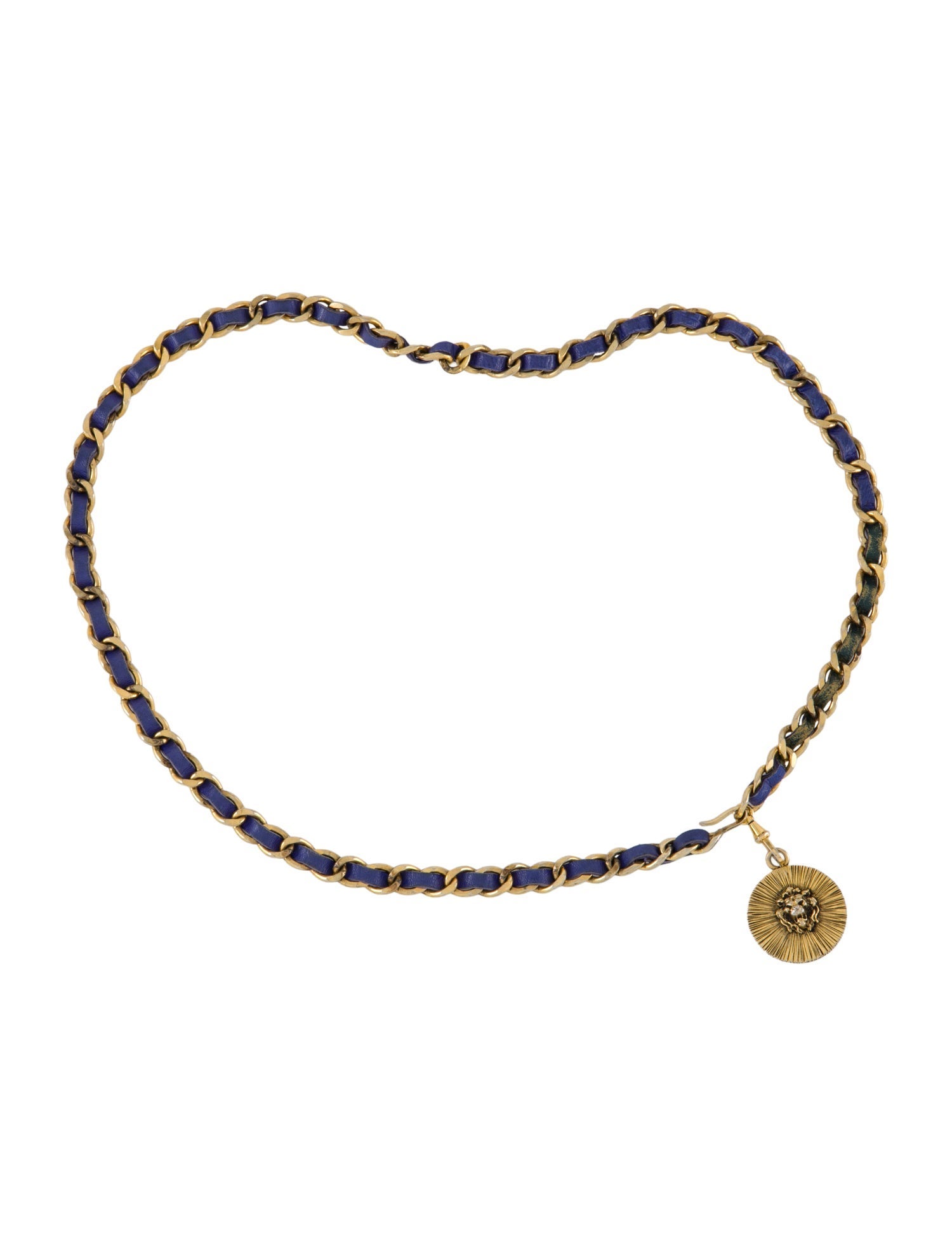 Chanel Vintage Chain-Link Accent Waist Belt