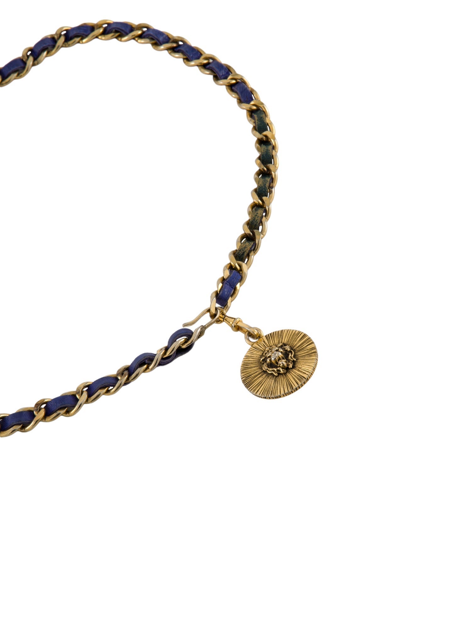 Chanel Vintage Chain-Link Accent Waist Belt