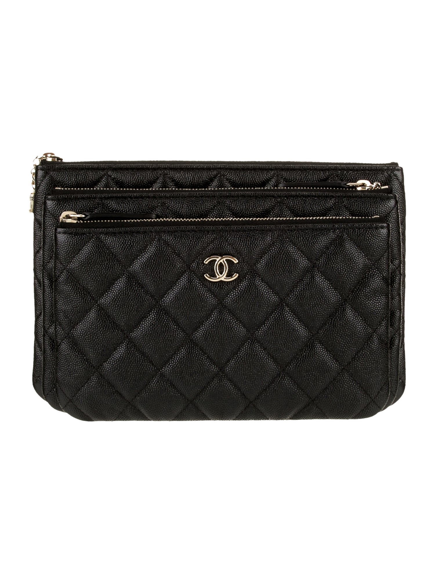 Chanel Quilted CC Multi Clutch