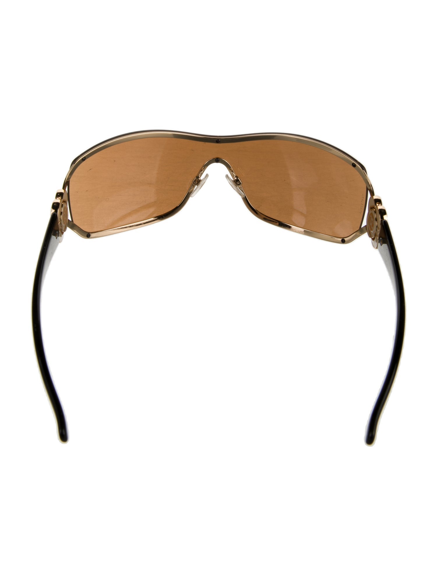 Chanel Interlocking CC Logo Shield Sunglasses