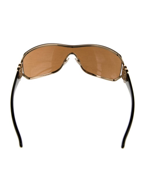 Chanel Interlocking CC Logo Shield Sunglasses