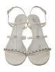 Chanel 2023 Interlocking CC Logo T-Strap Sandals