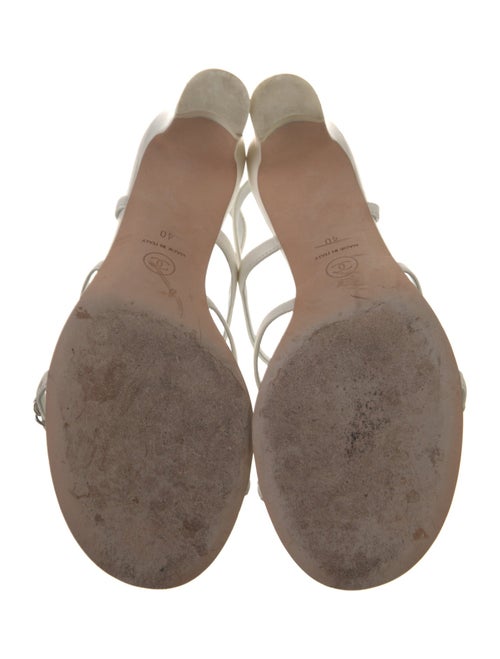 Chanel 2023 Interlocking CC Logo T-Strap Sandals