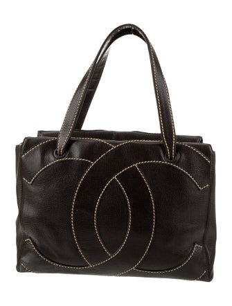 Chanel Surpique CC Shoulder Bag