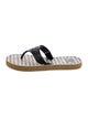 Chanel Interlocking CC Logo Rubber Espadrilles