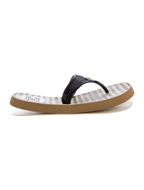 Chanel Interlocking CC Logo Rubber Espadrilles
