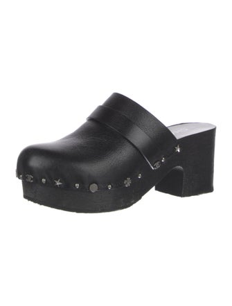 Chanel 2015 Interlocking CC Logo Mules