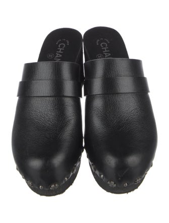 Chanel 2015 Interlocking CC Logo Mules