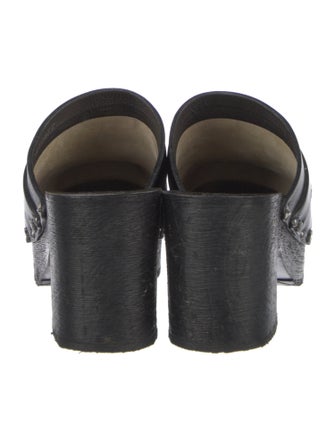 Chanel 2015 Interlocking CC Logo Mules