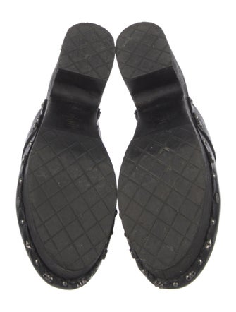 Chanel 2015 Interlocking CC Logo Mules