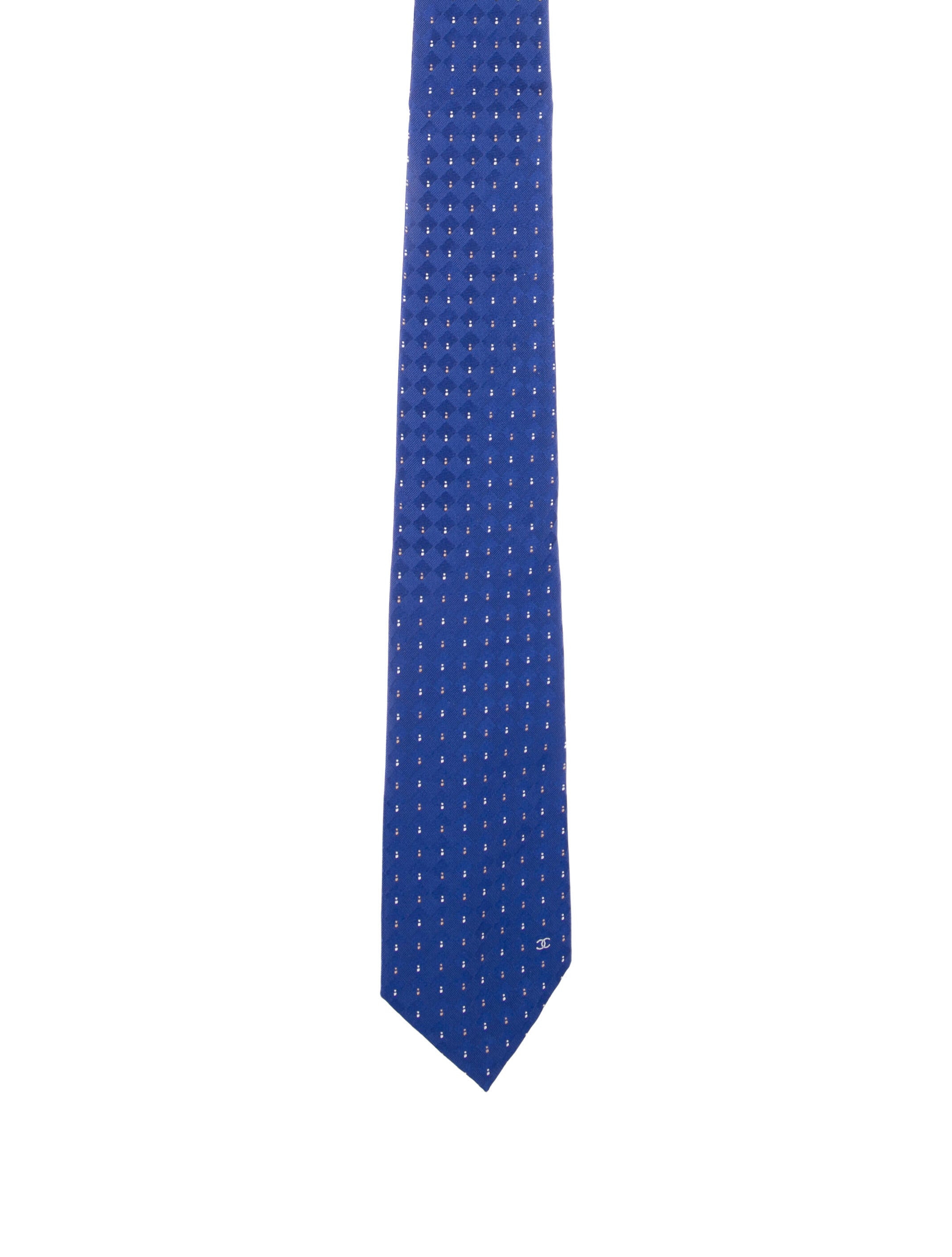 Chanel Silk Printed Tie