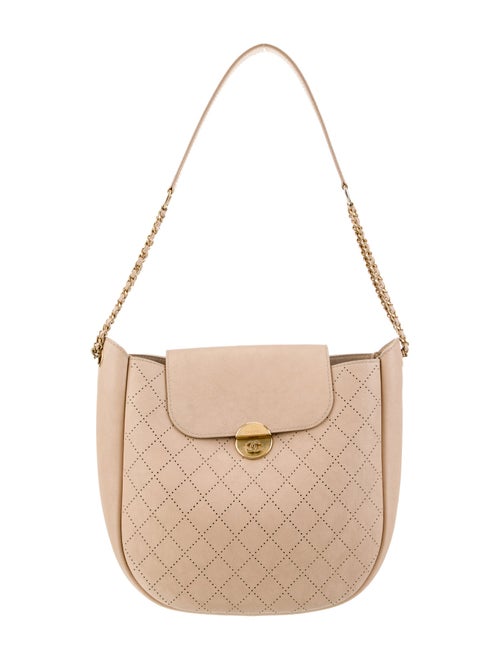 Chanel Small Perforated Diamond Hobo