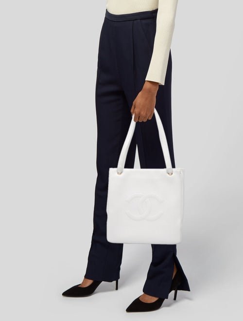 Chanel CC Caviar Tote Bag