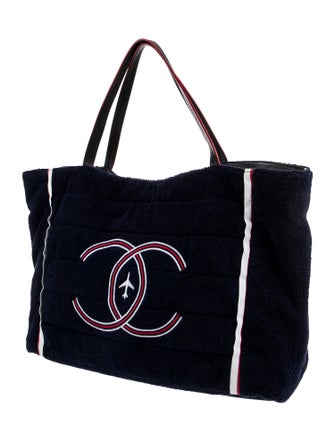 Chanel Airlines Reversible Beach Tote
