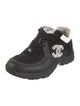Chanel Interlocking CC Logo Leather Sneakers