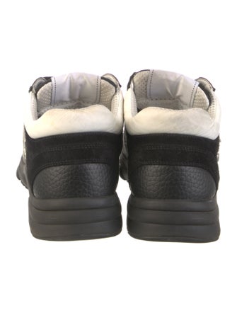 Chanel Interlocking CC Logo Leather Sneakers