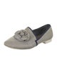 Chanel Interlocking CC Logo Canvas Loafers