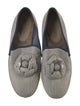 Chanel Interlocking CC Logo Canvas Loafers