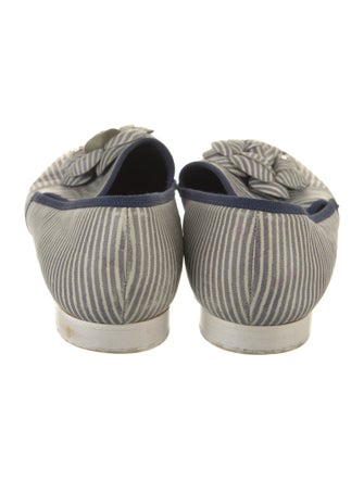 Chanel Interlocking CC Logo Canvas Loafers