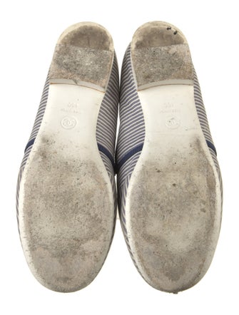 Chanel Interlocking CC Logo Canvas Loafers