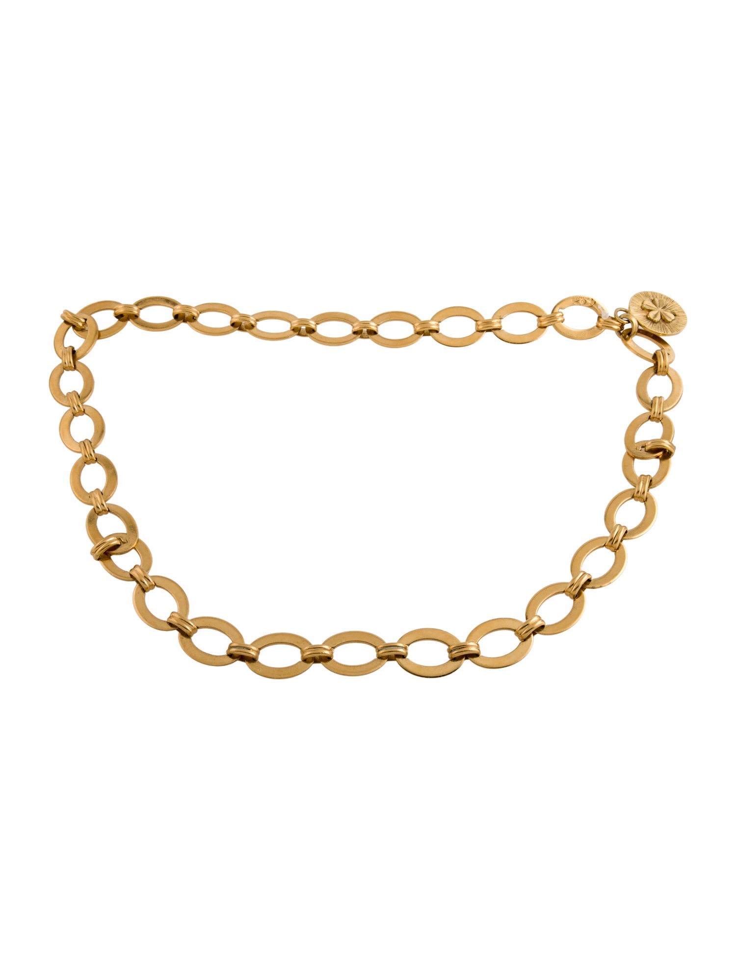 Chanel Vintage Interlocking CC Logo Chain-Link Belt