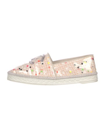 Chanel Flats 2019 Interlocking CC Logo Espadrilles IT 42 | 12