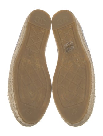 Chanel 2020 Interlocking CC Logo Espadrilles