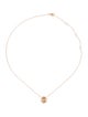 Chanel 18K Diamond Extrait De Camelia Pendant Necklace