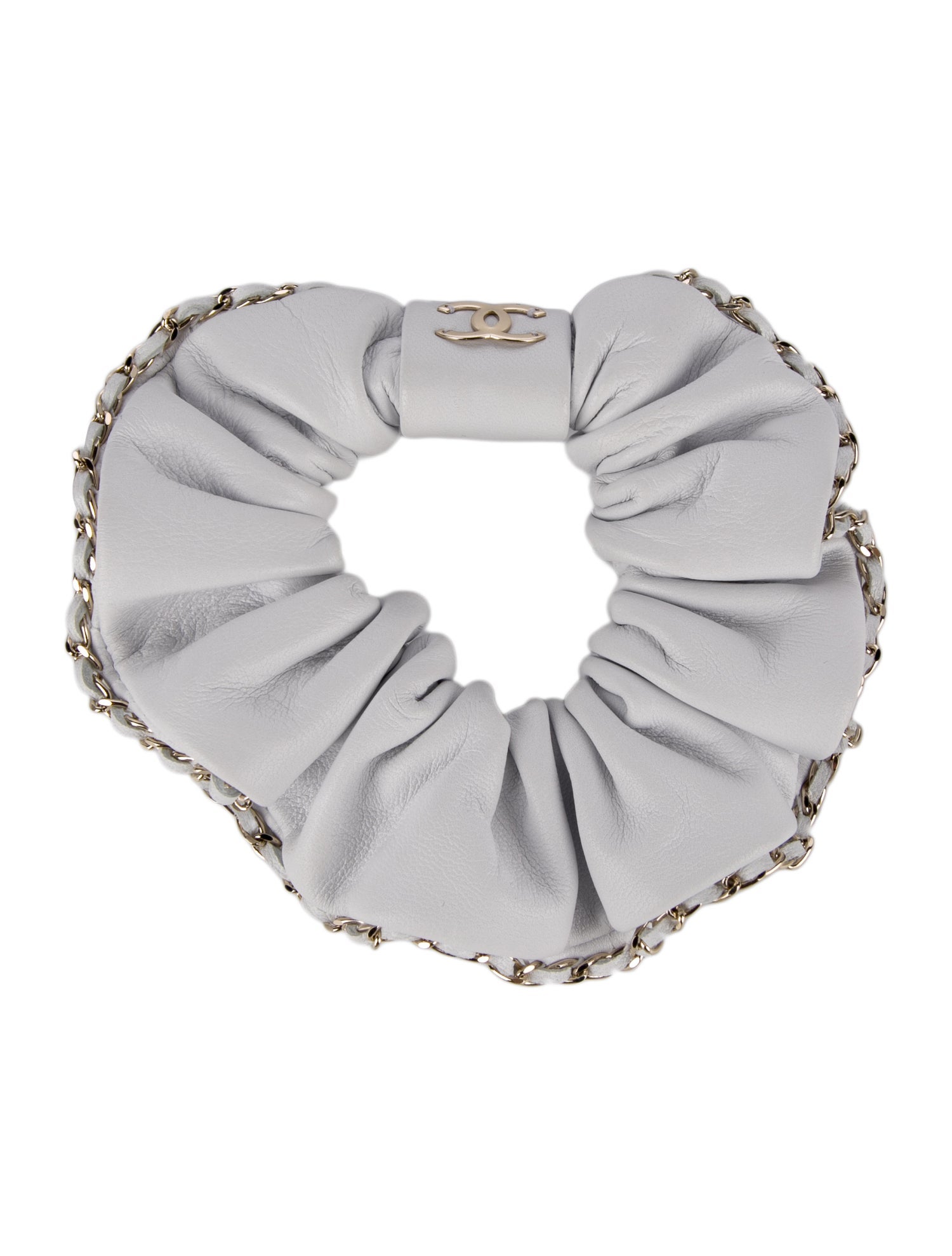 Chanel CC Chain-Link Scrunchie