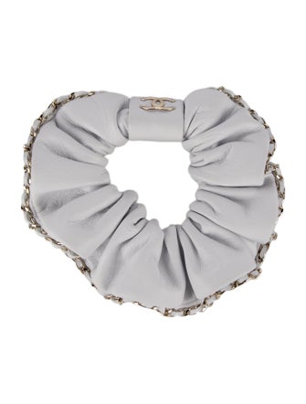 Chanel CC Chain-Link Scrunchie