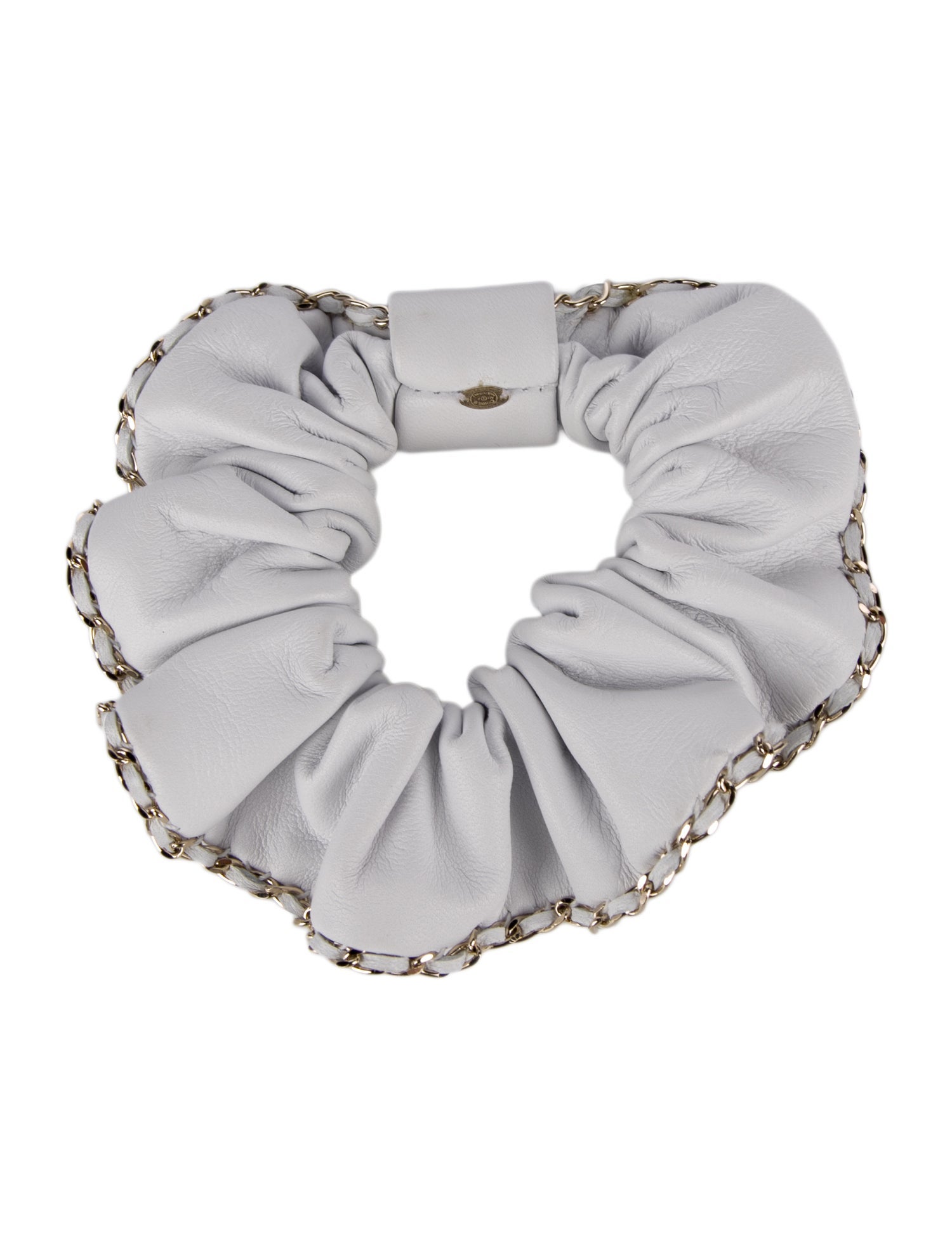 Chanel CC Chain-Link Scrunchie