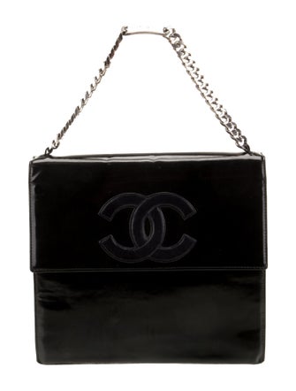 Chanel Patent CC Chain Handle Bag