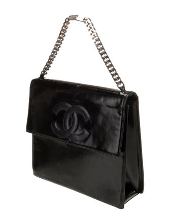 Chanel Patent CC Chain Handle Bag