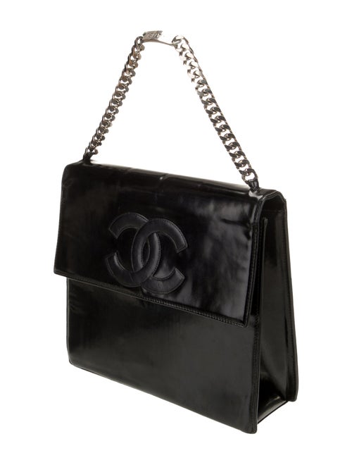 Chanel Patent CC Chain Handle Bag