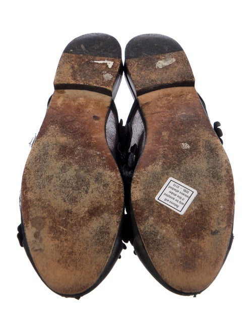 Chanel Interlocking CC Logo Mesh Mules