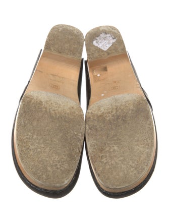 Chanel 2012 Leather Mules