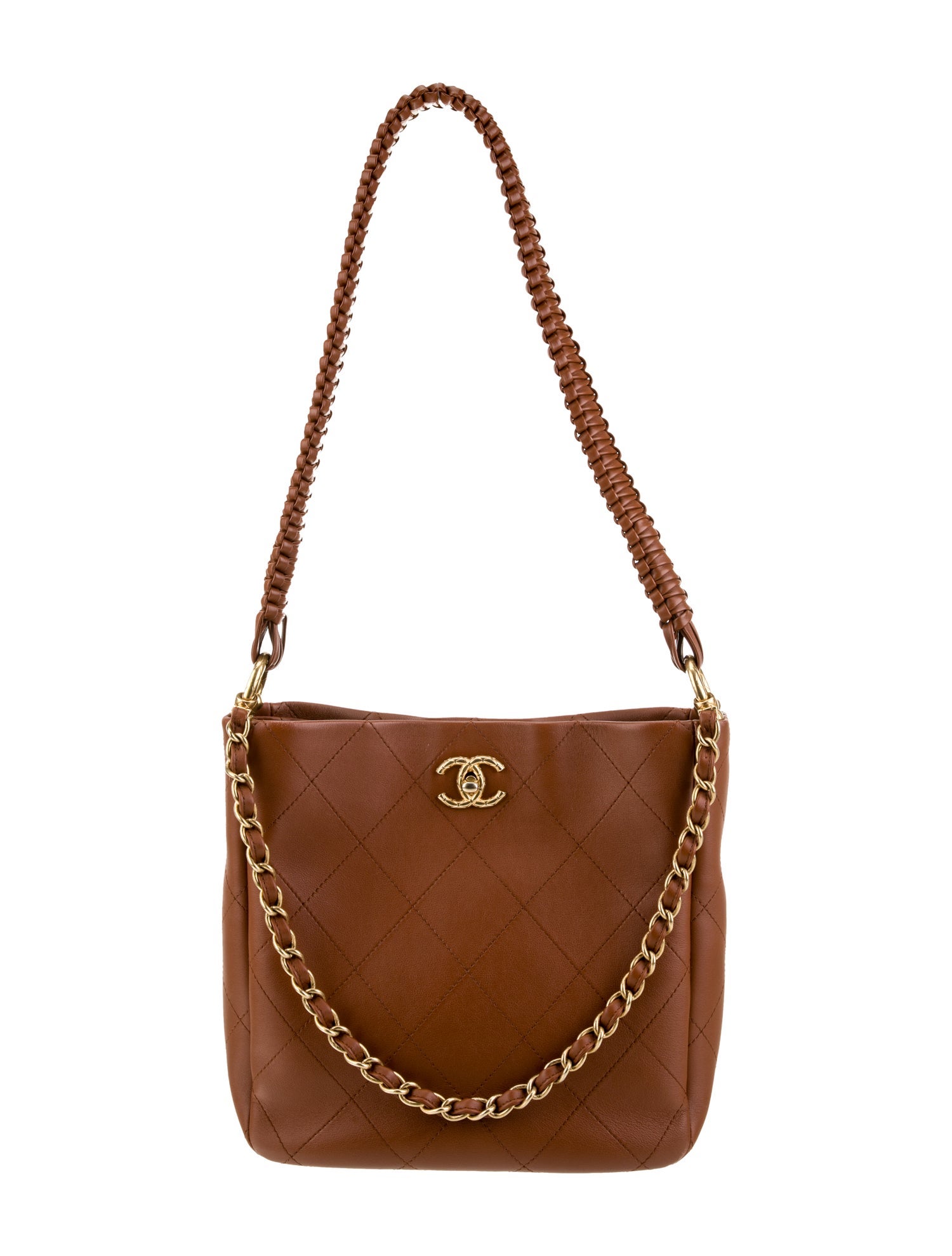 Chanel Braided Chain Hobo