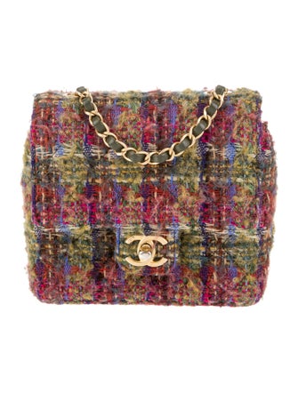 Chanel Classic Tweed Mini Square Flap Bag