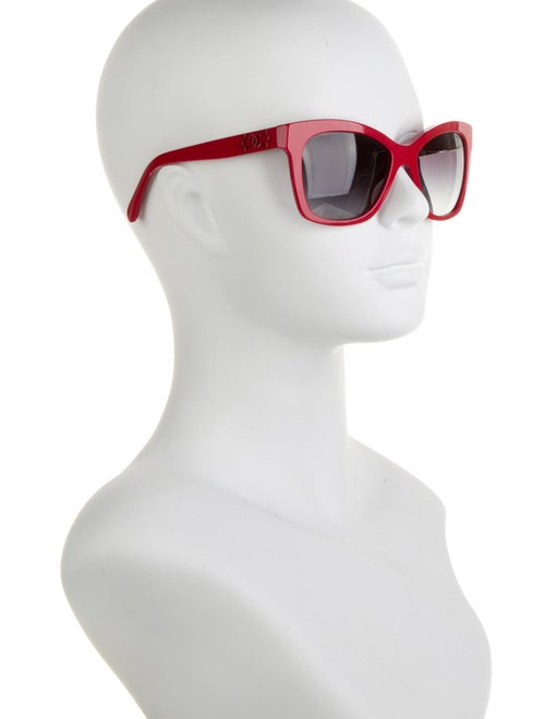 Chanel Boy Brick Interlocking CC Logo Sunglasses