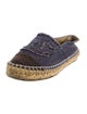 Chanel Interlocking CC Logo Whipstitch Trim Espadrilles