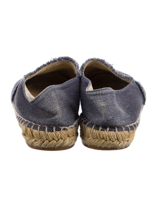 Chanel Interlocking CC Logo Whipstitch Trim Espadrilles