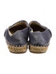 Chanel Interlocking CC Logo Whipstitch Trim Espadrilles