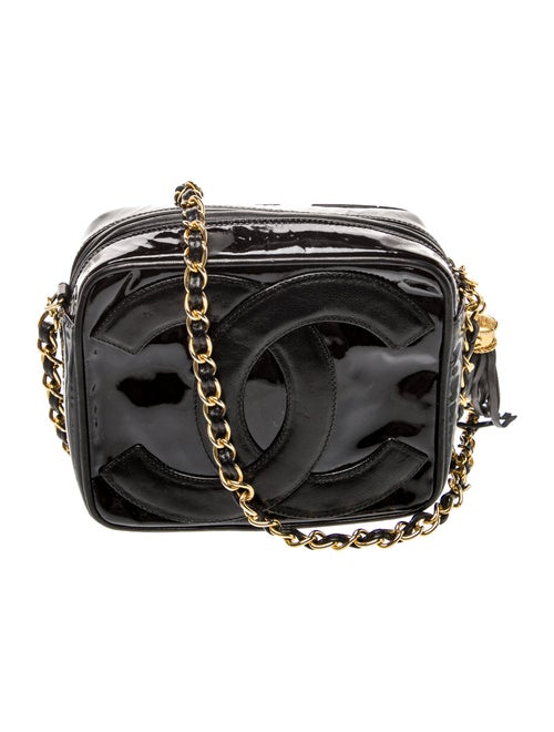 Chanel Patent Small CC Tassel Camera Bag