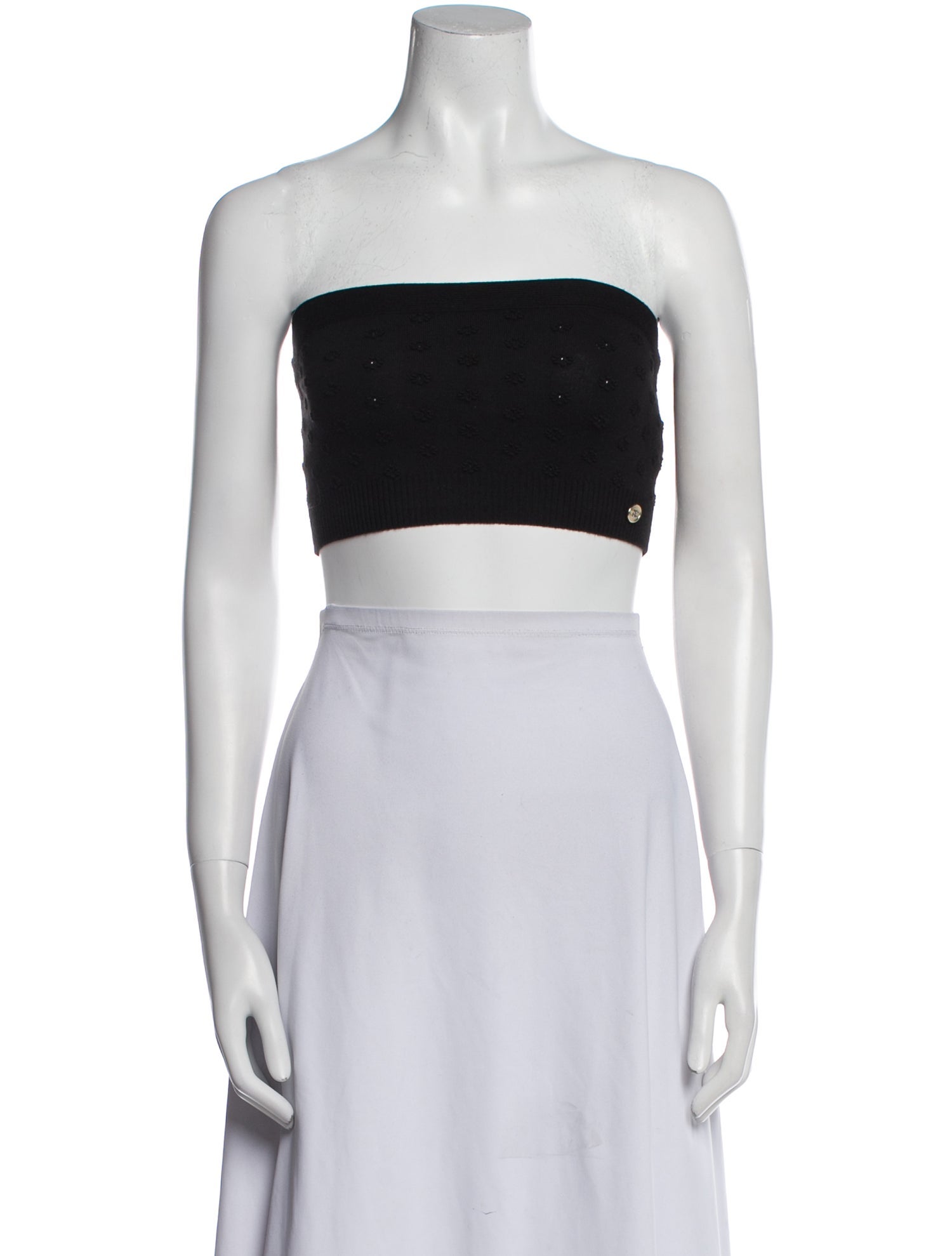 Chanel 2021 Strapless Crop Top w/ Tags