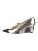 Chanel Interlocking CC Logo Patent Leather Pumps