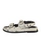 Chanel 2024 Interlocking CC Logo Slingback Sandals