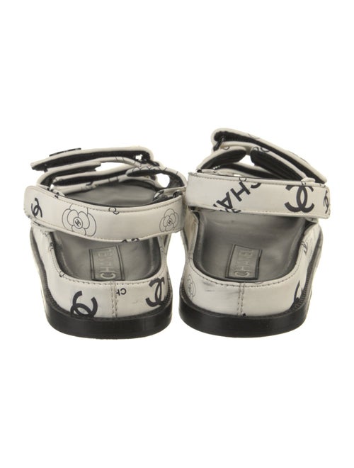 Chanel 2024 Interlocking CC Logo Slingback Sandals