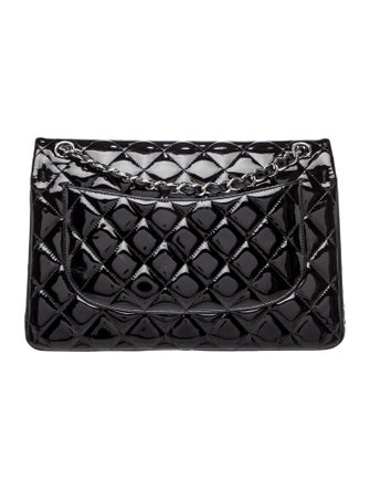 Chanel Classic Patent Jumbo Double Flap Bag