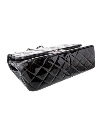 Chanel Classic Patent Jumbo Double Flap Bag