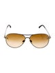 Chanel Interlocking CC Logo Aviator Sunglasses